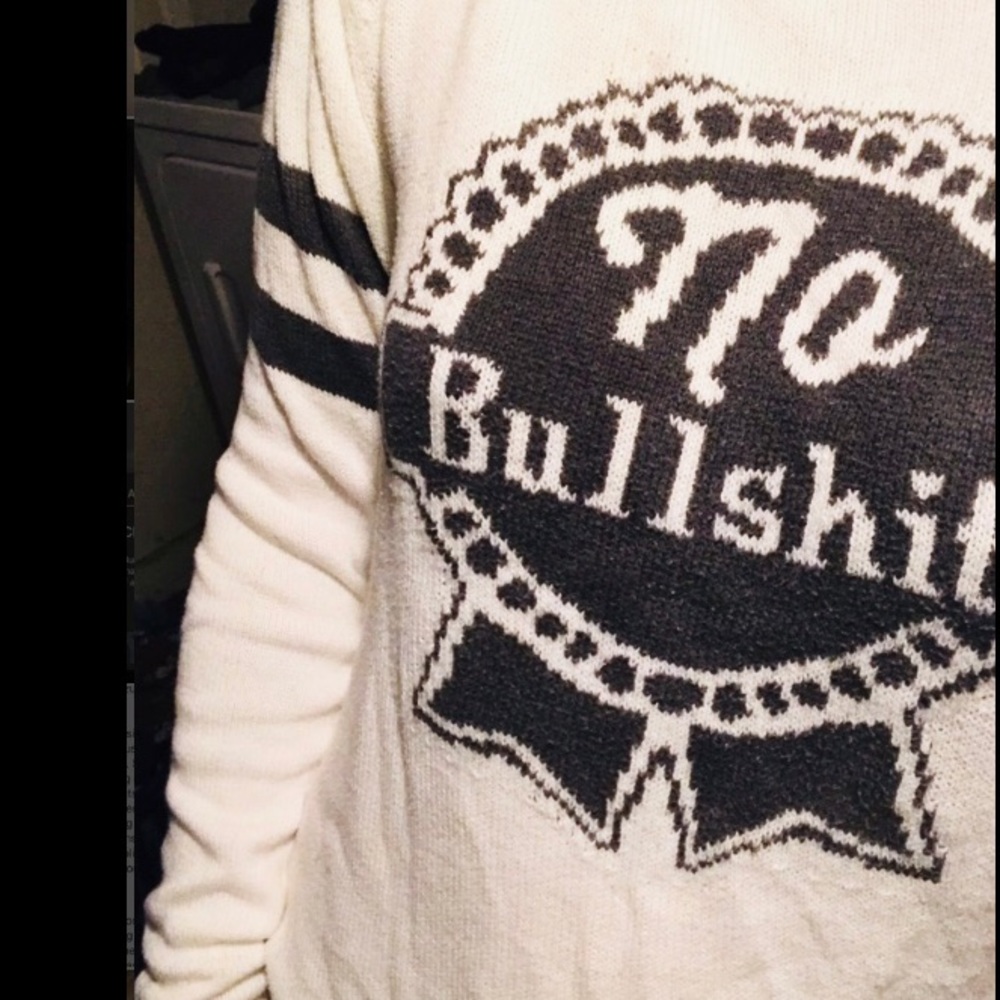 RARE No Bullshit Brandy Melville veena sweater
